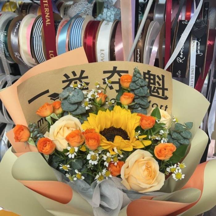 营口站前区送高考生什么花